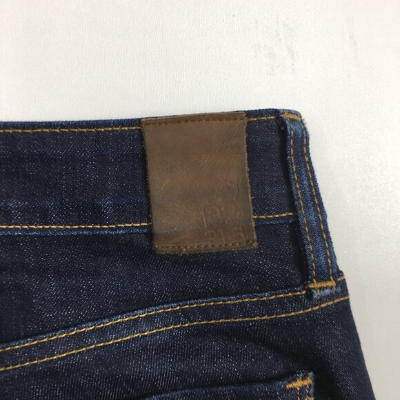 RALEIGH Hand Crafted North Carolina US Dark Wash Straight Leg 5 Pocket Jeans - Picture 11 of 16